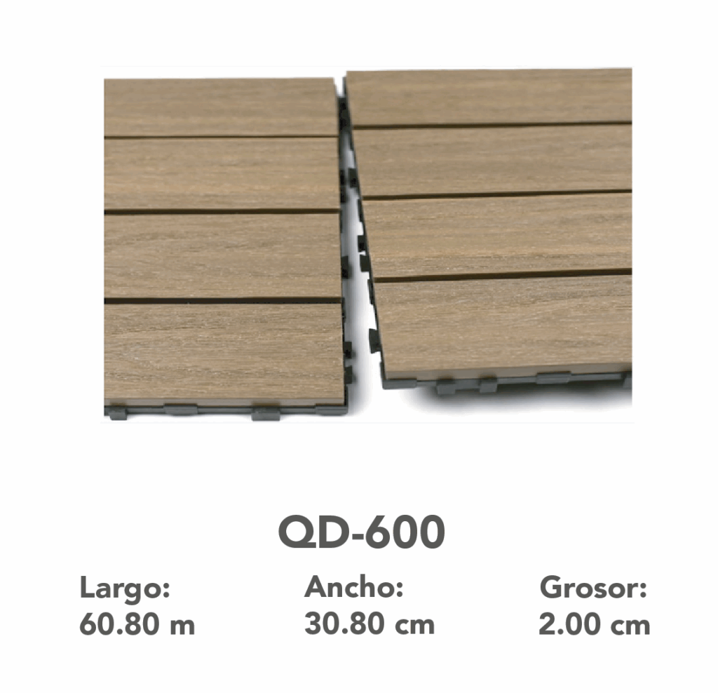QD 600 – Deck en piso